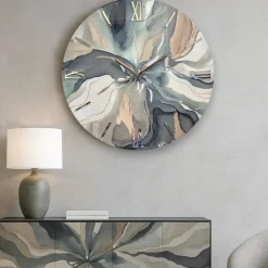 Orologi Da Parete Moderni-Selezionato da Mazzolaluce Grande orologio nuance 80cm da parete design moderno