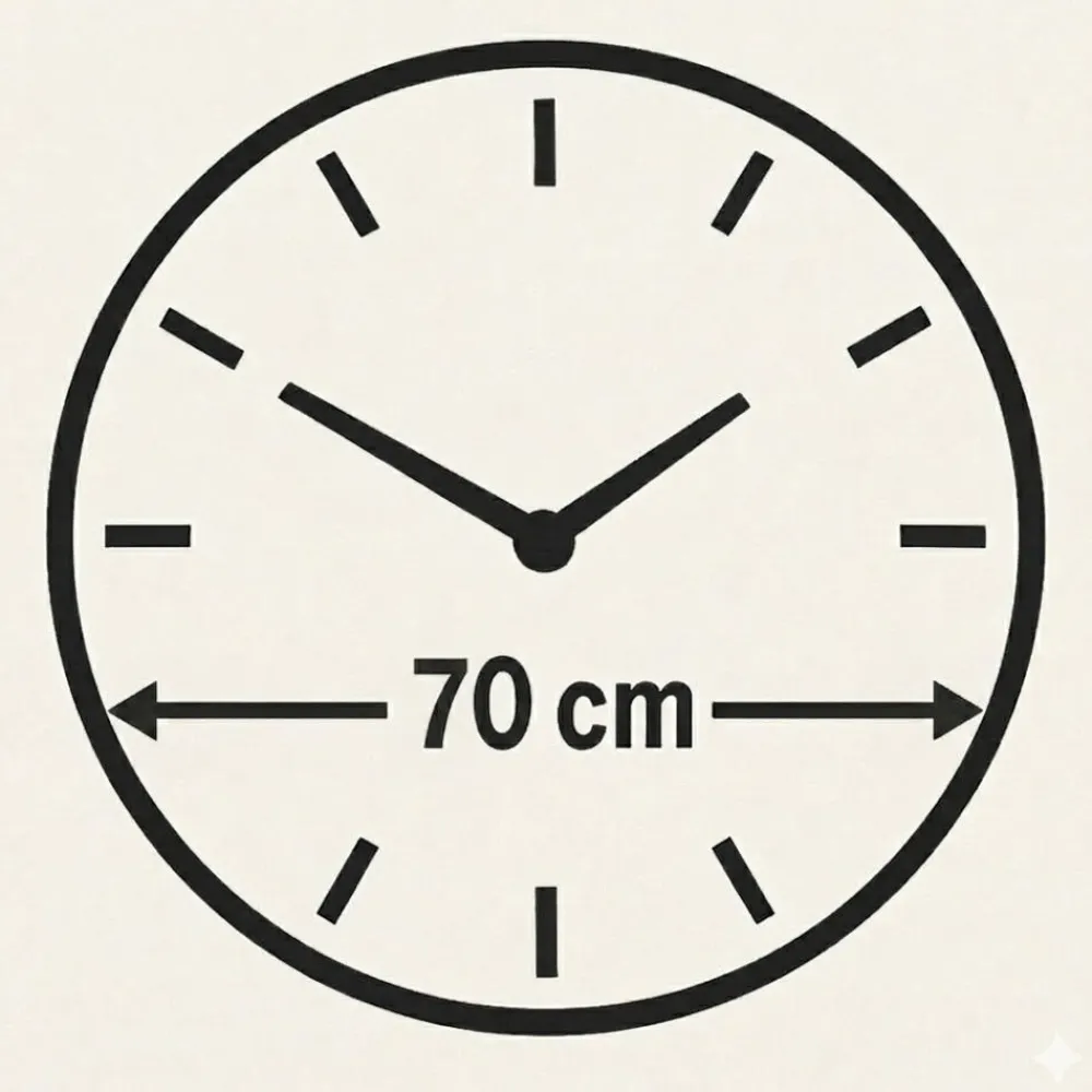 Orologi Da Parete Moderni-Selezionato da Mazzolaluce Grande orologio rotondo da muro effetto marmorizzato dettagli foglia oro 70cm