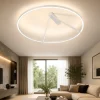 Plafoniere Moderne-Vivida International Grande plafoniera led bianca led 51w 3000k 4000k vivida meridiana