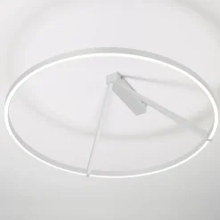 Plafoniere Moderne-Vivida International Grande plafoniera led bianca led 51w 3000k 4000k vivida meridiana