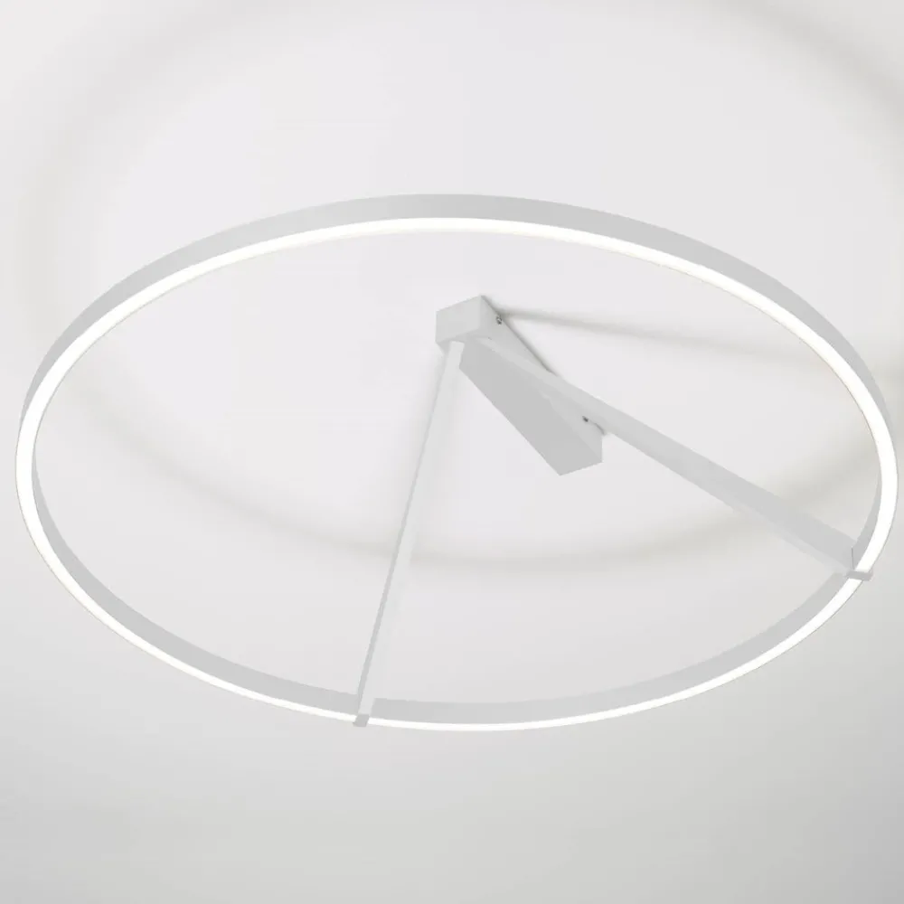 Plafoniere Moderne-Vivida International Grande plafoniera led bianca led 51w 3000k 4000k vivida meridiana