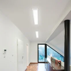 Plafoniere Moderne-Linea Light Grande plafoniera led 3000k bianca tara 109cm