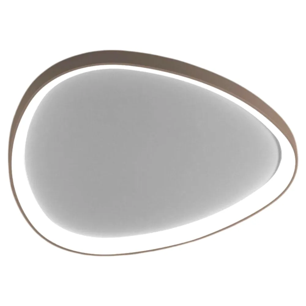 Plafoniere Moderne-Vivida International Grande plafoniera vivida lifering sabbia led 60w 3000k 4000k