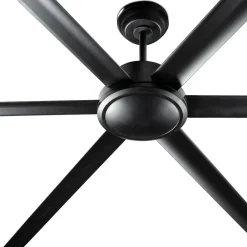 Ventilatori Da Soffitto-Selezionato da Mazzolaluce Grande ventilatore nero da soffitto a pale 39mq con telecomando