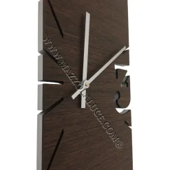 Orologi Da Parete Moderni-Selezionato da Mazzolaluce Greg orologio da parete moderno in legno wenge oak
