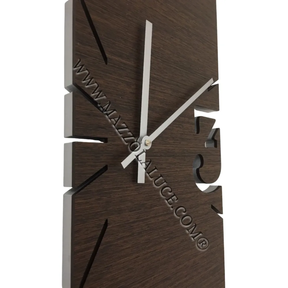 Orologi Da Parete Moderni-Selezionato da Mazzolaluce Greg orologio da parete moderno in legno wenge oak