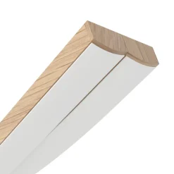 Plafoniere Moderne-Eglo Grisolia plafoniera effetto legno design moderna led 12w 4000k