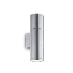 Applique Da Esterno-Ideal Lux Gun ap2 small applique per esterno cilindro ip44 alluminio