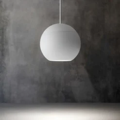 Lampade A Sospensione-Gea Luce Guya lampada a sospensione sfera bianca led 3000k