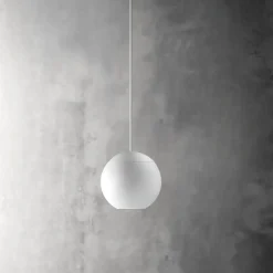 Lampade A Sospensione-Gea Luce Guya lampada a sospensione bianca da incasso led 3000k