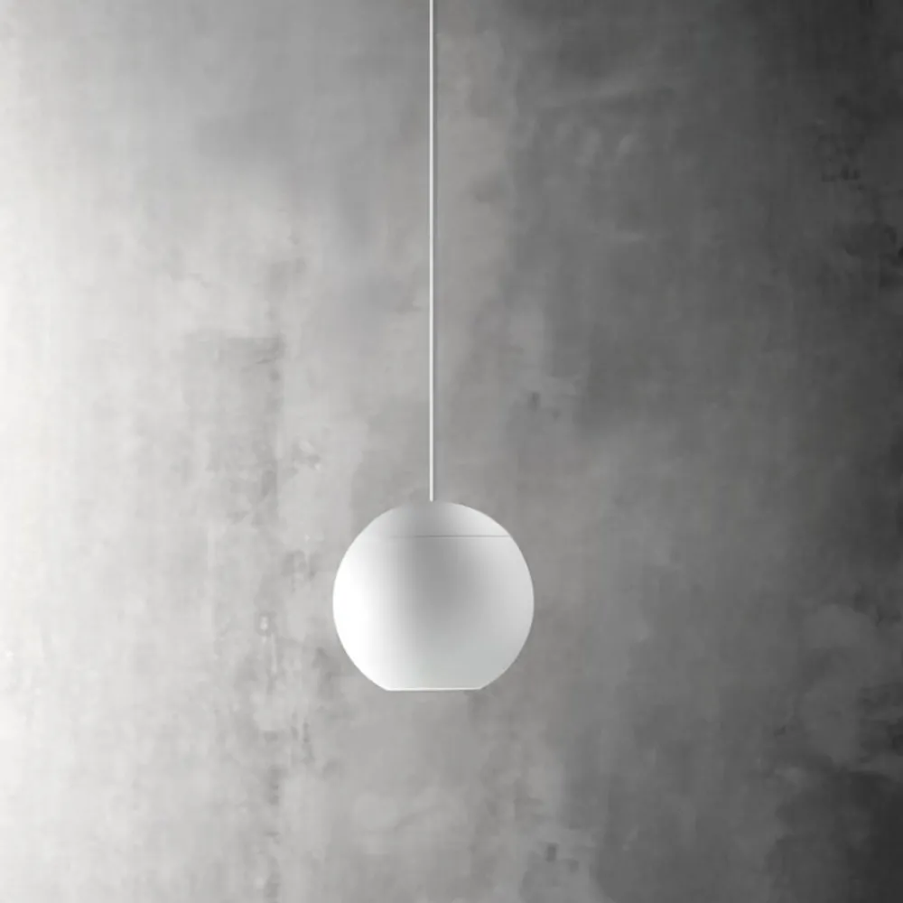 Lampade A Sospensione-Gea Luce Guya lampada a sospensione bianca da incasso led 3000k