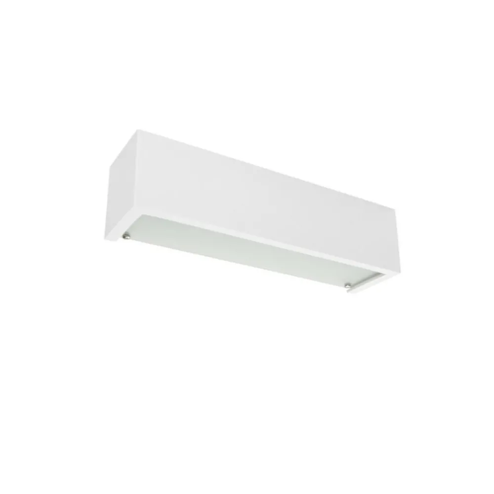 Applique Da Parete-Linea Light Gypsum w3 applique in gesso bi emissione led 3000k