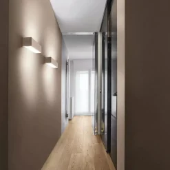 Applique Da Parete-Linea Light Gypsum w3 applique in gesso bi emissione led 3000k