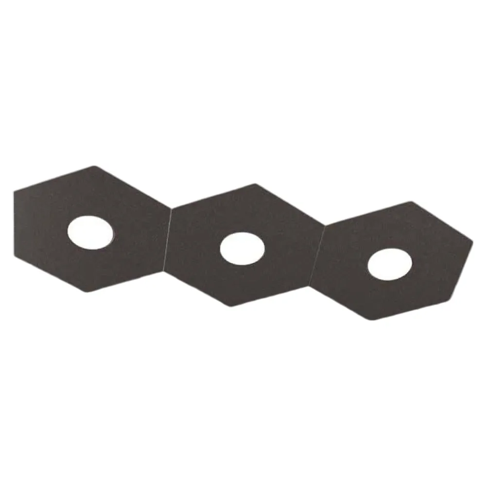 Plafoniere Moderne-Top Light Hexagon plafoniera moderna marrone