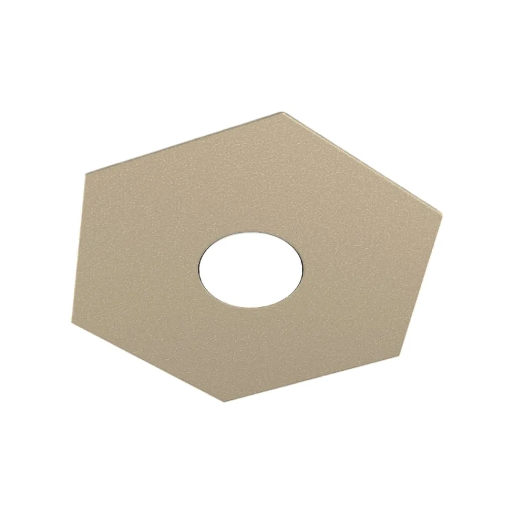 Plafoniere Moderne-Top Light Hexagon plafoniera sabbia esagonale da cucina moderna