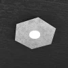 Plafoniere Moderne-Top Light Hexagon plafoniera esagonale argento