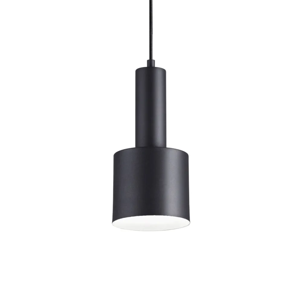 Lampade A Sospensione-Ideal Lux Holly sp1 lampada a sospensione nero per isola moderna