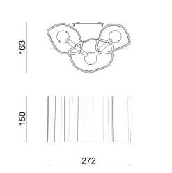 Applique Da Parete-Stilnovo Honey applique led 6w 2700k bianca moderna