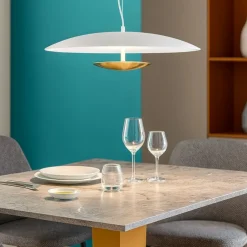 Lampadari Moderni-Linea Light Horizon lampadario moderno vetro oro led 3000k