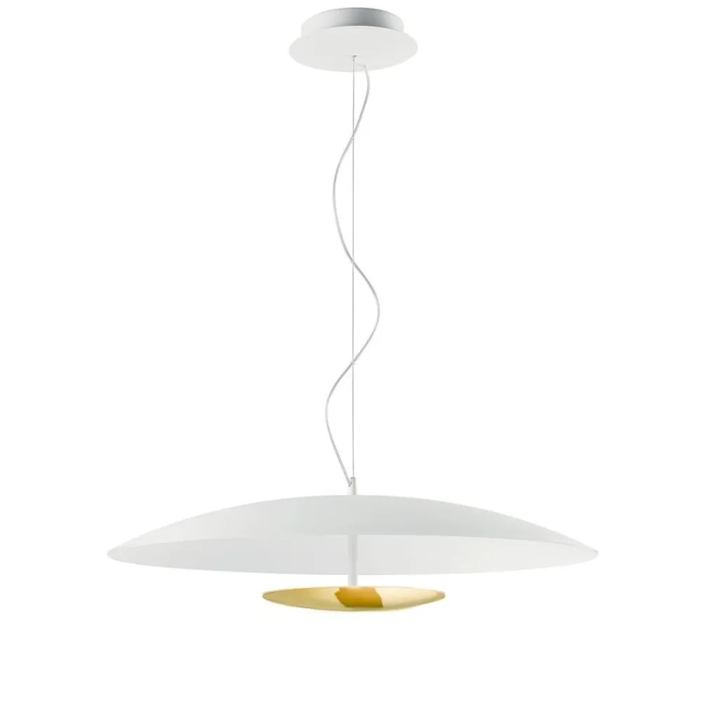 Lampadari Moderni-Linea Light Horizon lampadario moderno vetro oro led 3000k