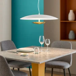 Lampadari Moderni-Linea Light Horizon lampadario moderno vetro oro led 3000k