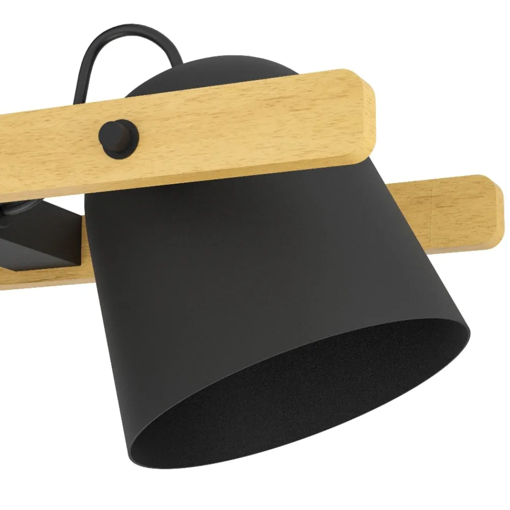 Plafoniere Moderne-Eglo Hornwood z plafoniera smart da cucina con 4 faretti led rgb da 2700k a 6500k