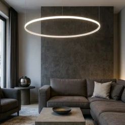 Lampadari Moderni-Ideal Lux Hulahoop sp d061 lampadario design moderno led 31w 3000k