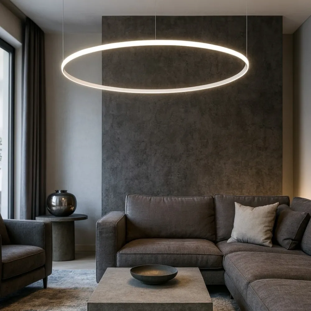 Lampadari Moderni-Ideal Lux Hulahoop sp d061 lampadario design moderno led 31w 3000k