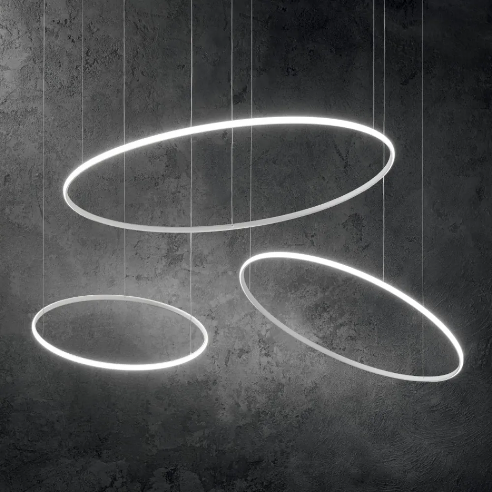 Lampadari Moderni-Ideal Lux Hulahoop sp d061 lampadario design moderno led 31w 3000k