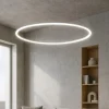 Lampadari Moderni-Ideal Lux Hulahoop sp d100 lampadario anello led 46w 3000k