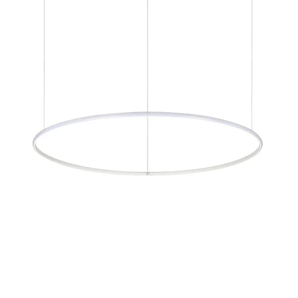 Lampadari Moderni-Ideal Lux Hulahoop sp d100 lampadario anello led 46w 3000k