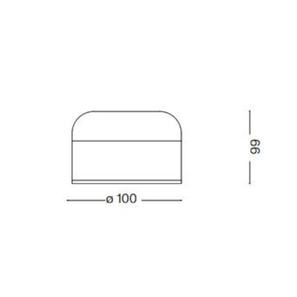 Abat Jour-Ideal Lux abat jour lampada da comocino mignon tl led dimmerabile rame fp