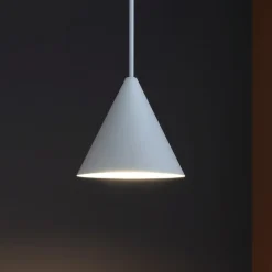 Lampade A Sospensione-Ideal Lux a-line sp1d13 lampada da cucina a sospensione cono bianco