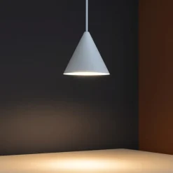 Lampade A Sospensione-Ideal Lux a-line sp1d13 lampada da cucina a sospensione cono bianco