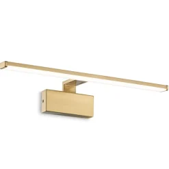 Applique Da Bagno-Ideal Lux alma ap d51 ottone applique da bagno led 12,5w 3000k