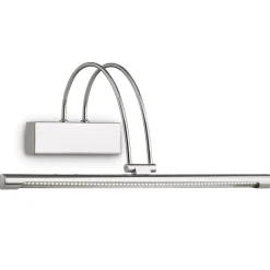 Applique Da Bagno-Ideal Lux applique bow ap d46 cromo per bagno led 4w