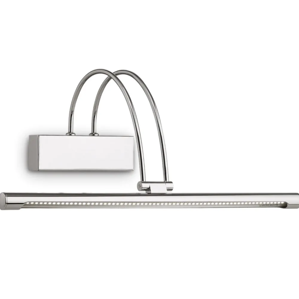 Applique Da Bagno-Ideal Lux applique bow ap d46 cromo per bagno led 4w