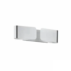 Applique Da Parete-Ideal Lux applique clip ap2 mini cromo design moderna