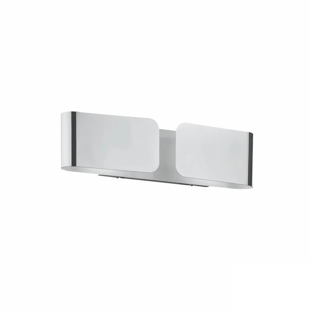 Applique Da Parete-Ideal Lux applique clip ap2 mini cromo design moderna