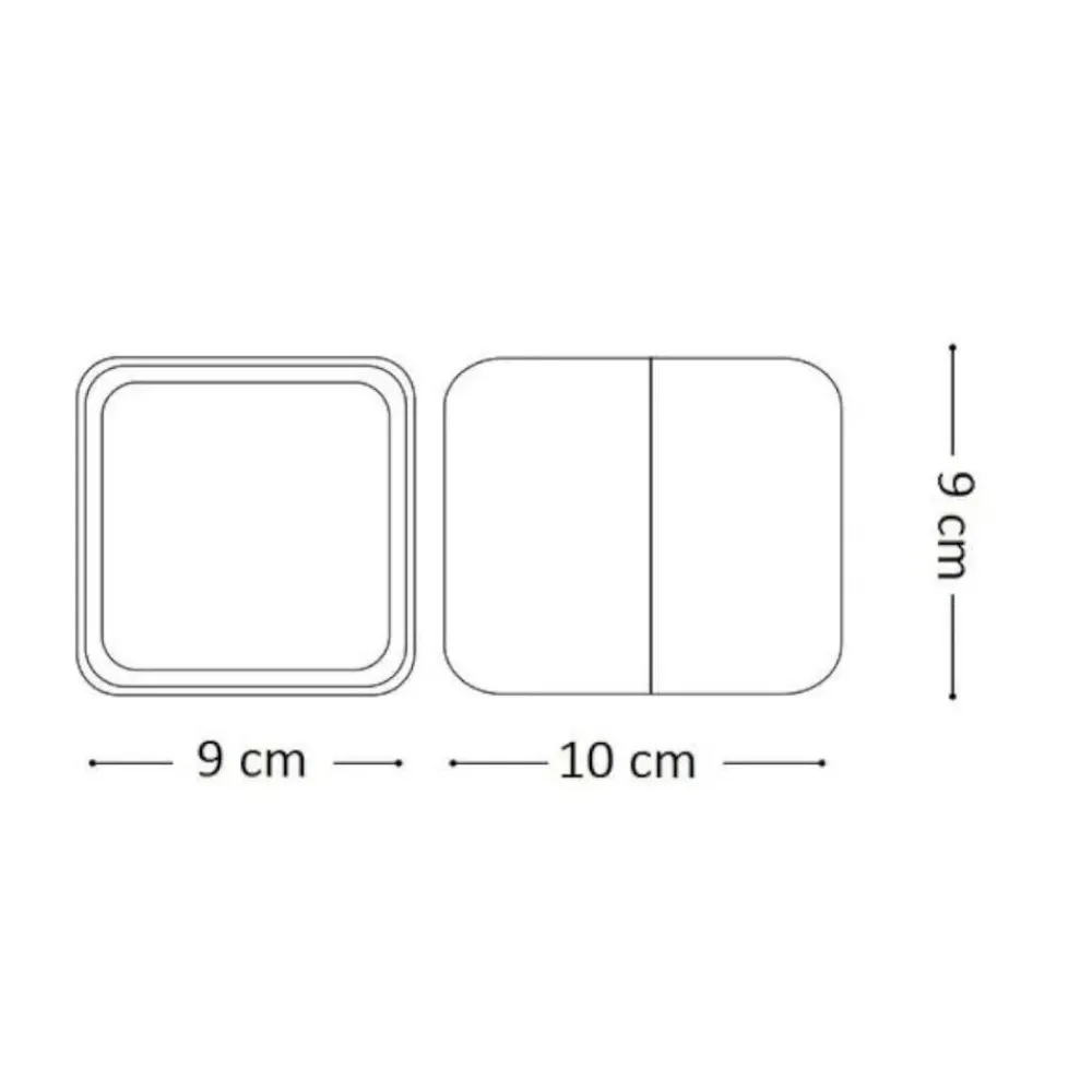 Applique Da Esterno-Ideal Lux applique da esterno ip54 orientabile nera led 4000k
