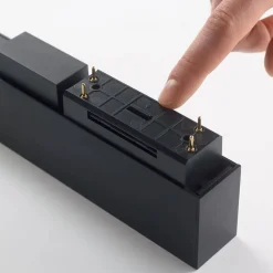 Illuminazione A Binario-Ideal Lux arca modulo faretto led 48v 13w 3000k nero per binario monofase ottica 100