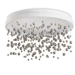 Plafoniere Moderne-Ideal Lux armony pl d50 plafoniera led 55w 3000k pendenti vetro 50cm