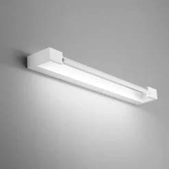 Applique Da Parete-Ideal Lux balance ap d90 applique led 24 3000k bianca rettangolare