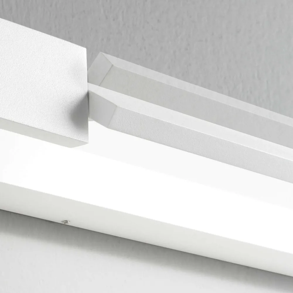 Applique Da Parete-Ideal Lux balance ap d90 applique led 24 3000k bianca rettangolare