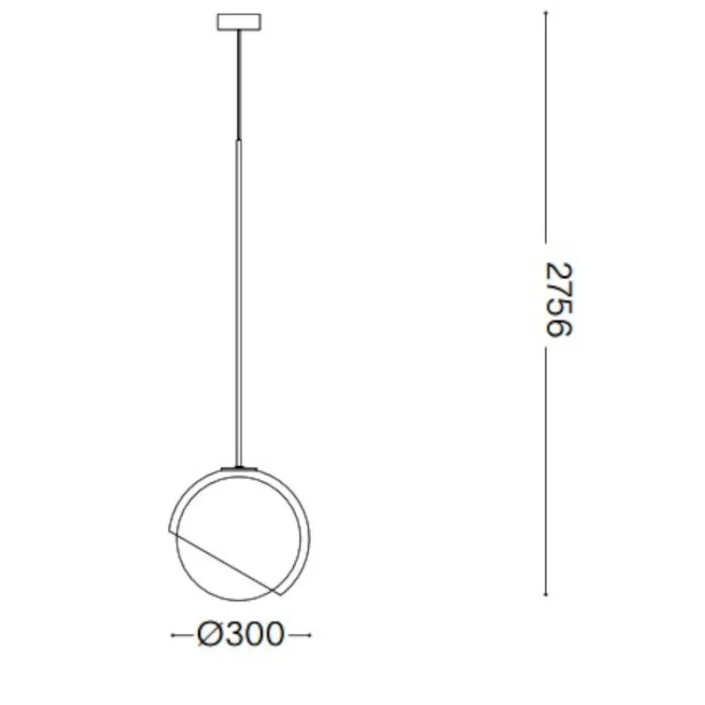 Lampade A Sospensione-Ideal Lux bloom sp1 d30 lampada a sospensione sfera vetro rigato nero