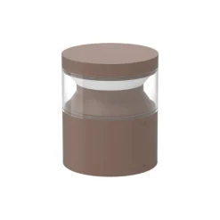 Lampioni Da Giardino-Ideal Lux boeing pt h015 lampioncino da giardino marrone led 14w 3000k