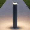 Lampioni Da Giardino-Ideal Lux boeing pt h100 lampione da giardino antracite ip65 led