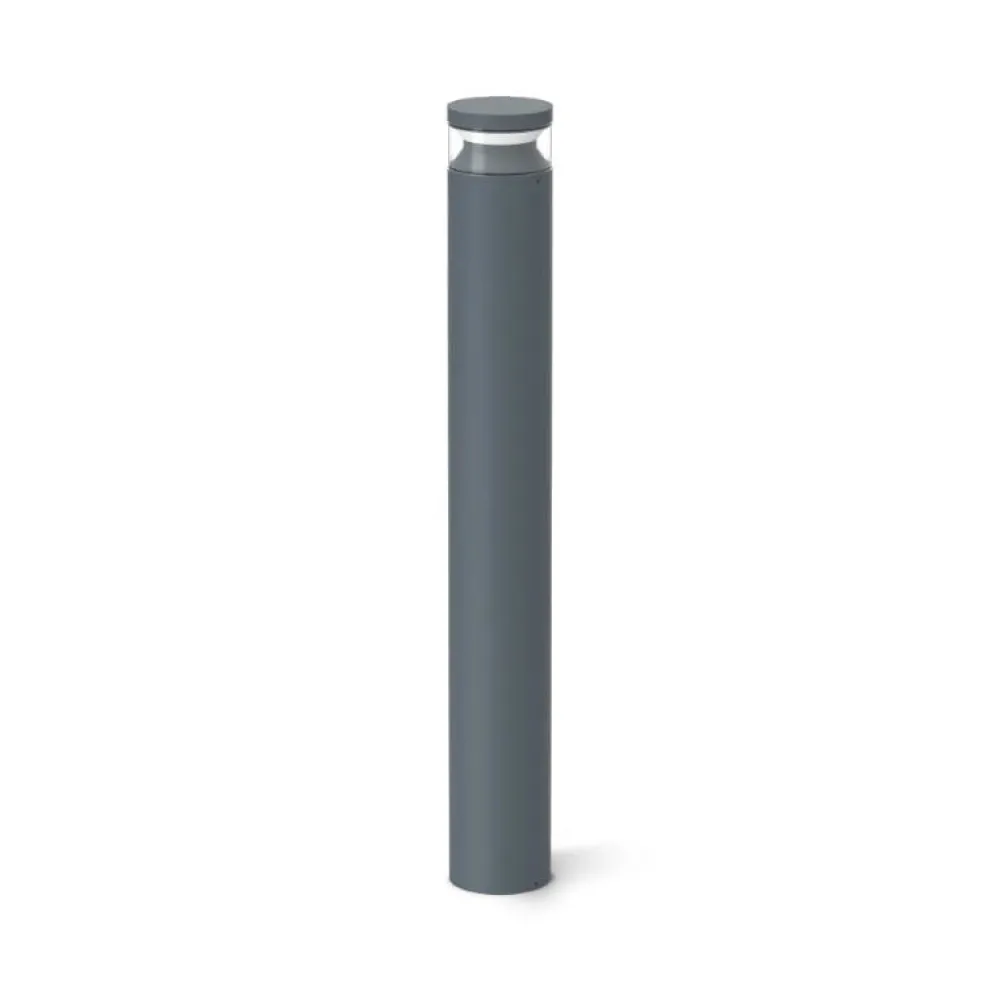 Lampioni Da Giardino-Ideal Lux boeing pt h100 lampione da giardino antracite ip65 led