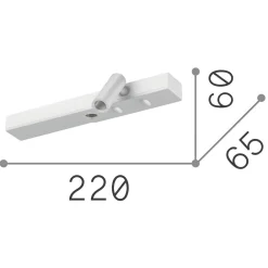 Applique Camera Da Letto-Ideal Lux bonne nuit-1 ap applique bianca per comodino led 3000k