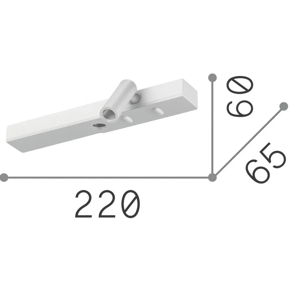 Applique Camera Da Letto-Ideal Lux bonne nuit-1 ap applique bianca per comodino led 3000k